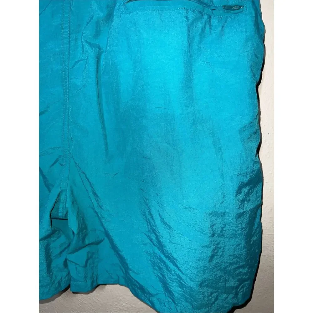 Laguna VTG 80s/90 Boarder Swim Shorts Mens L 36-38 Teal Surfer Beach Tropical